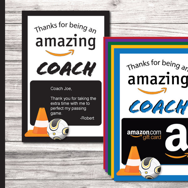 Printable Soccer Coach Appreciation Amazon Gift Card Holder - Kaci Bella Designs printable-soccer-coach-appreciation-amazon-gift-card-holder-kaci-bella-designs