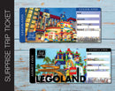 Printable Legoland Surprise Trip Gift Ticket - Kaci Bella Designs