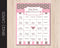 Printable Baby Girl Shower Editable Bingo Cards - Kaci Bella Designs