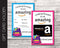 Printable Back To School Amazon Gift Card Holder - Kaci Bella Designs