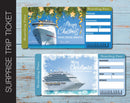 Printable Christmas Cruise Surprise Trip Boarding Pass - Kaci Bella Designs