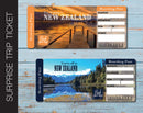 Printable New Zealand Surprise Trip Gift Ticket - Kaci Bella Designs