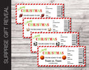 Printable Christmas Sports Game Gift Reveal - Kaci Bella Designs
