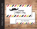 Printable Father's Day Gift Envelope - Kaci Bella Designs