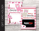 Printable Valentines Llama Gift Card Holder - Kaci Bella Designs
