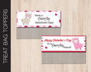 Printable Valentine's Day Treat Bag Topper - Kaci Bella Designs