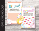 Printable Appreciation Donut Gift Card Holder - Kaci Bella Designs