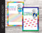 Printable Rainbow Theme Coffee Gift Card Holder - Kaci Bella Designs